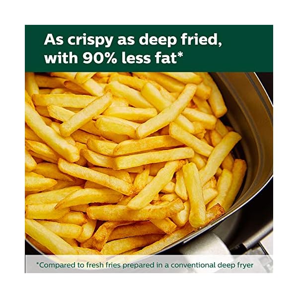 Philips Kitchen Appliances Premium Digital Airfryer with Fat Removal Technology + Recipe
