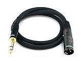 Monoprice XLR Male to 1/4-Inch TRS Male Cable