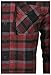 9 Crowns Men's Lightweight Hoodie Plaid Flannel Shirt