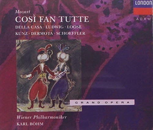 Amazon.com: Mozart: Cosi Fan Tutte : Wolf, Cambreling, Shimell