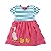 Coralup Little Girls Cotton Casual Dress(18 Months-8 Years)