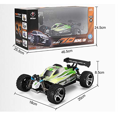 RC Car Wltoys A959-B Off-Road 70 Km/H Racing Car 1: 18 Brush