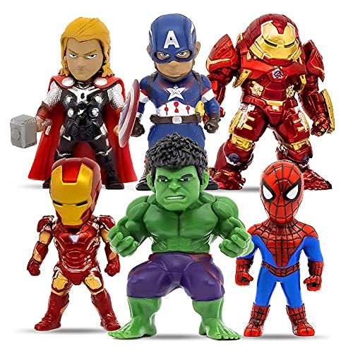 Feluxcy Action Figure, 6 Collectible Action Figures with Bases