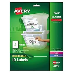 Avery Self-Adhesive Removable Laser Id