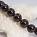 Natural A Grade Red Garnet Gemstone 8mm Ball Beads Stretch Bracelet 7