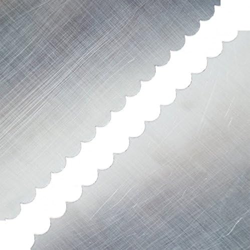 Windsor Stainless Steel Texture Creator Side Scraper - Scallop