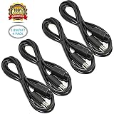 Ssgamer 4X 6ft Wii/Gamecube Extension Cables for Nintendo Wii Gamecube GCN