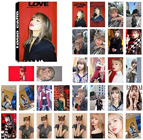 HasiDun dependable BLACKPINK Lomo Trading Photocard Set - Square Up Photo Card for Home Decoration(H05)