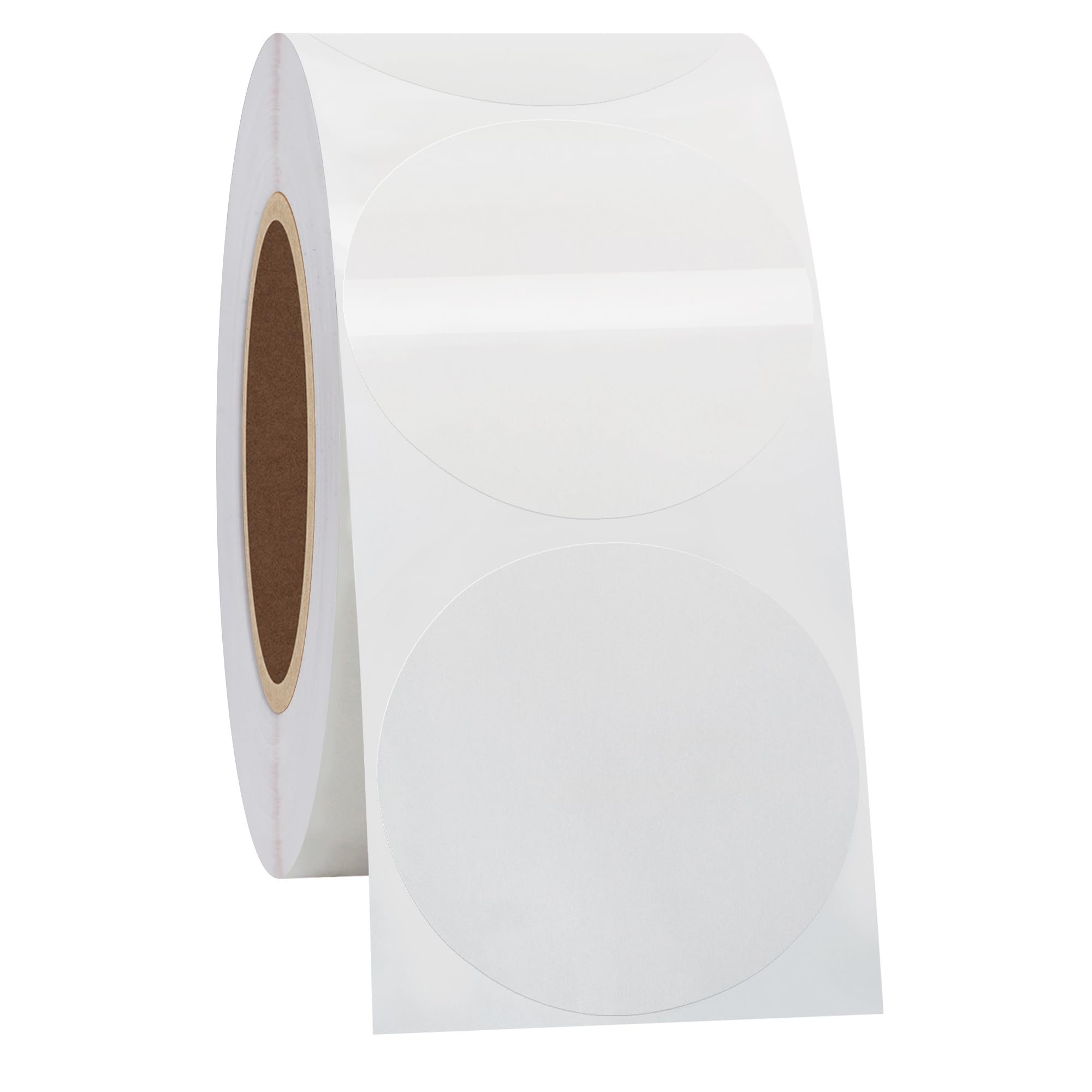 Hycodest 500 PCS 1.5" Clear Dots Retail Package Seals Round Circle Wafer Stickers 500 Labels Per Roll 1.5 inch