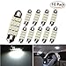 LEDKINGDOMUS Festoon Led Bulb 41mm 42mm 12SMD 211 212-2 Car Map Door Dome Interior Light, White Color Pack of 10 pcs