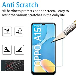Pellicola Compatibile con OPPO A15 Vetro Temperato Pellicola Durezza 9H Senza Bolle AntiGraffio Protettiva - immagine 4