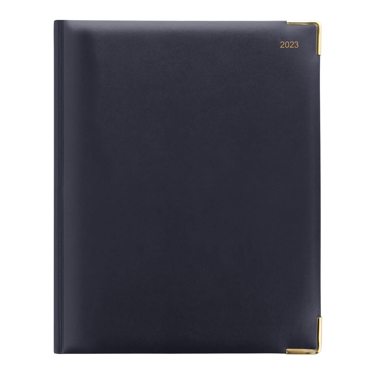 Letts of London Classic Quarto vertical week to view with appointments 2023 diary - dark blue (23-C32YBE)