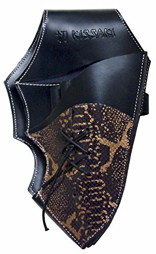 Kissaki Western Style Genuine Leather Hair Scissors Holster Hairstylists Cosmetologist Tool Pouch