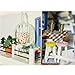 Flever Dollhouse Miniature DIY Music House Kit Creative Room With Furniture for Romantic Valentine's Gift(Blue Sea And Romantic Sky)