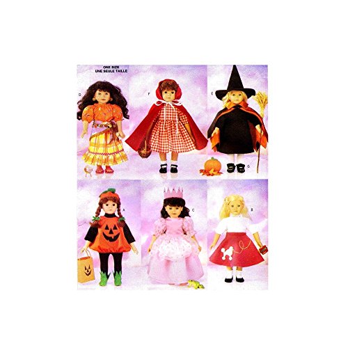 Butterick Sewing Pattern 5661 - 18" Doll Costume Collection
