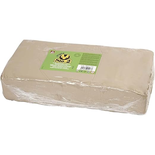 BOB Töpferton weiss, unschamottiert 12,5 kg