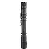 SPHTOEO 250Lumens Pen Flashlight, Compact LED Torch with Clip, 2&times;AAA Battery Powered, Pocket-Sized Inspection Light for Everyday Carry, Outdoor Use &amp; Work