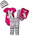 Disney Baby Minnie Mouse 5 Piece Layette Box Set, Fuchsia, 0-6 Months