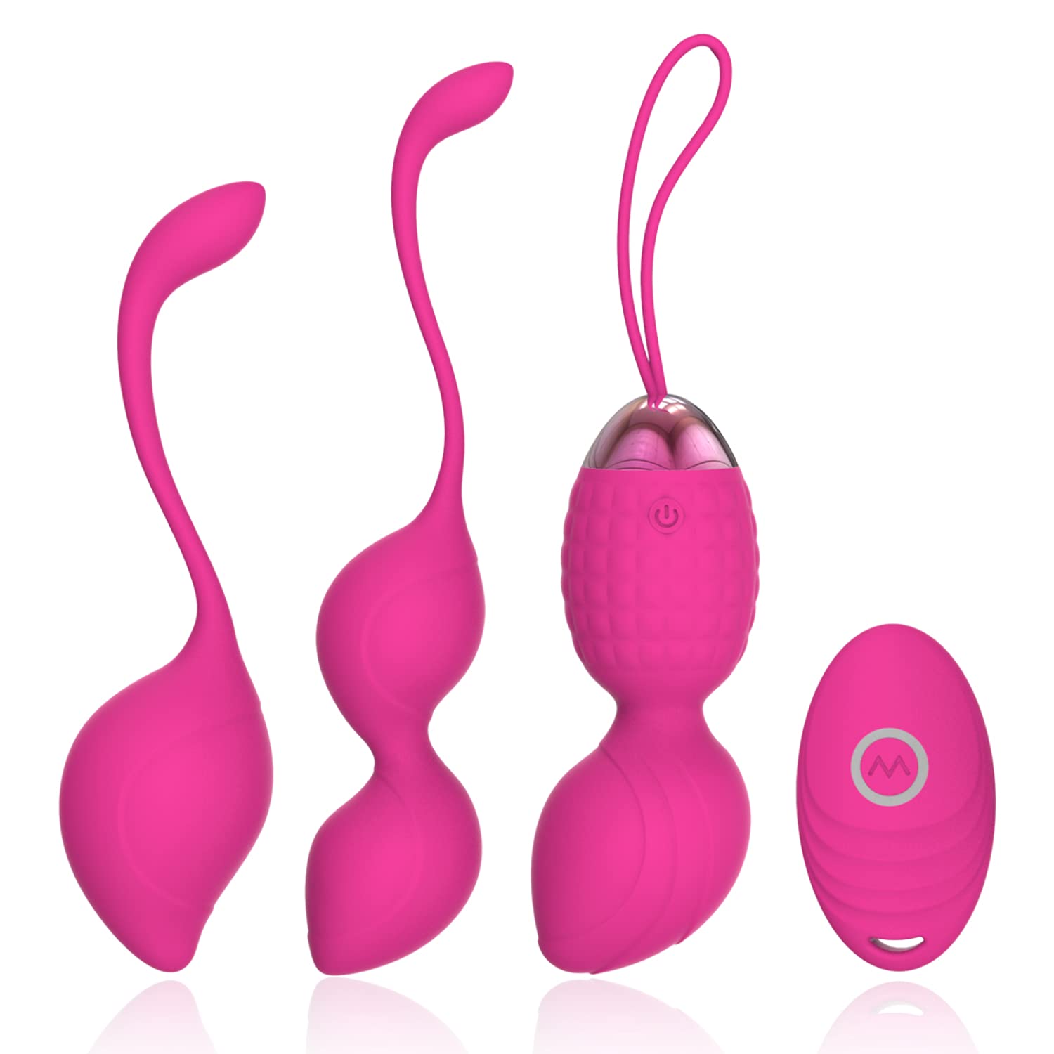 Kegel Exercise Ball Set, 2 in 1 Exercise Ball for Beginners, Kegel Ball for Squeezing, Doctor Recommended for Bladder Control and Pelvic Floor Exercise