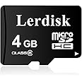 Lerdisk Factory Wholesale Micro SD Card 4GB in Bulk Micro SDHC Class 6 Produced by Authorized Licencee (4GB Class 6)