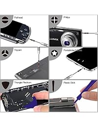 Set de destornilladores de precisión 85 en 1 kit de herramientas de reparación electrónica kit magnético con Premium bolsa portátil para teléfono celular, iPhone, iPad, reloj, Tablet, PC, Mac Book portátil y más por wowgo