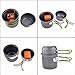 Camping Stoves, Samyoung Portable Outdoor Backpacking Cookware Cooking Stove Butane Propane Burner for Gas Canister With Piezo Ignition