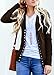 NENONA Women's V-Neck Button Down Knitwear Long Sleeve Soft Basic Knit Snap Cardigan Sweater(Brown-L)