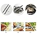 YESURPRISE Modern Aluminum 3D Clock Hands Movement Time for Wall Clock House DIY Room Home Decorations Mini Silver