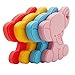 Teething Toy for your baby & toddler, Non-Toxic & BPA Free Unique Soothing Silicone Makes the Best Shower Gift for infants (Giraffe, Ball, Ring and Rattle Alternative) Designed in the USA – girl pink