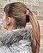 Zhooch Banana Hair Clip - Long Fish 4 inches. Ponytail Holder, Strong Hold for Thick, Medium, Long Hair. Made in Korea. (Deep Burgundy)