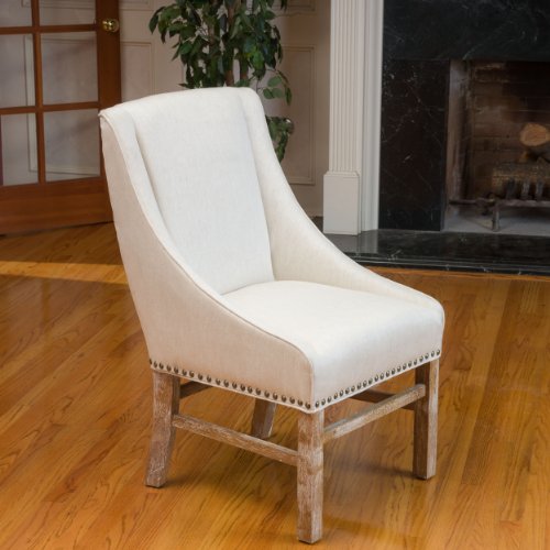 Christopher Knight Home James Fabric Dining Chair, Natural Pricepulse