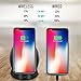 Nekteck iPhone X Wireless Charger,Fast Wireless Charger Stand for Samsung Galaxy S9/ S9 Plus/ S8 /S8 Plus /S7 /S7 S6 Edge,Note 8/5, Standard Charger for iPhone X/ 8/8 Plus(NOT Included AC Adapter)