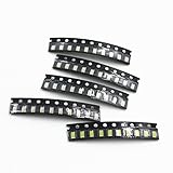 WYPH 1206 SMD SMT Super Bright LED Lamp Light White Red Blue Yellow Green(Each 20pcs) Pack of 100pcs