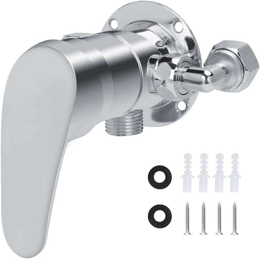 Tissting Shower Mixer Valve, G1/2in Concealed Bathroom Taps Body with Single Lever Handle System for Shower Replacement and Installation