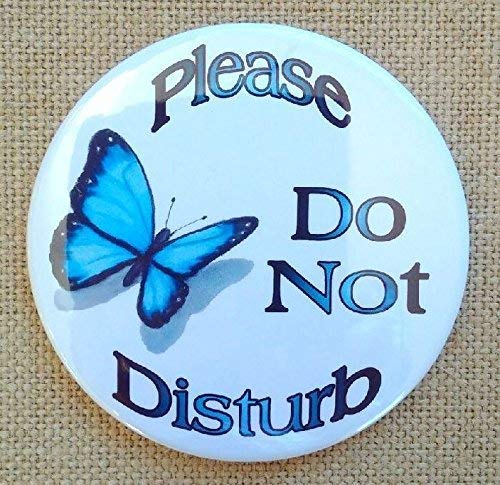 Door Magnet Art Pencil Color Butterfly Blue Disturb Not Do Please Sign Door 3 5 Magnets Low Prices Www Klevering Com