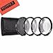 82mm Close-Up Filter Set (+1, +2, +4 and +10 Diopters) Magnification Kit for Canon EF 16-35mm f/2.8L, EF 24-70mm f/2.8L Lenses