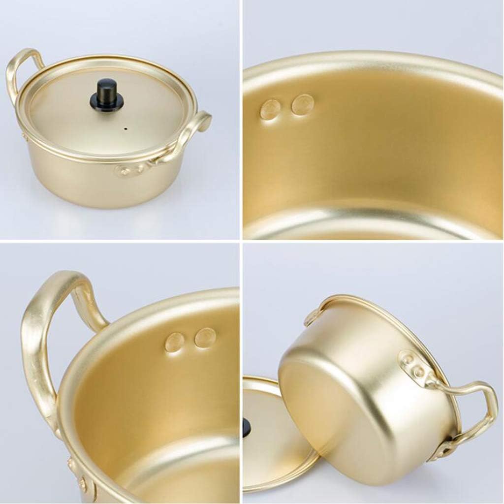 Amazon ヌードルポット 両手鍋 鍋蓋付 アルミ 韓国インスタントラーメン鍋 軽量 全4サイズ 14cm 両手鍋 オンライン通販