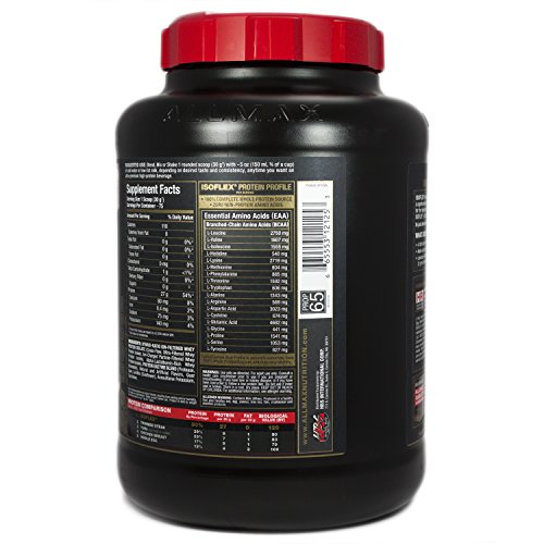 ALLMAX ISOFLEX Whey Protein Isolate, 90% Pure Protein, Amazing Taste, Vanilla, 5 Pound