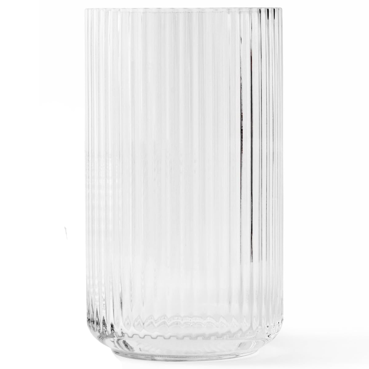 Lyngby Porcelæn Lyngby Vase Height 38 cm Made of Blown Glass Timeless, Clear
