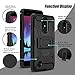 LG K20 Plus Case, LG K20 V Case, LG Harmony Case, Venoro Heavy Duty Shockproof Rugged Full Body Protection Case Cover with Belt Swivel Clip and Kickstand for LG K10 2017 / LG V5 (Black)