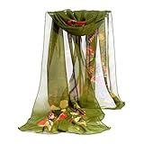 Women Scarf, Malltop Ladies Butterfly Printing Soft Wrap Shawl Chiffon Neckerchief