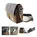 createreedo Anime Canvas Messenger Bag + 5 Pcs Phone Charms