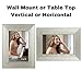 Icona Bay 4x6 Picture Frames (Silver, 3 Pack), French Baroque Style Photo Frames 4 x 6, Wall Mount or Table Top, Regency Collection