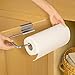YouCopia Over the Cabinet Door Stainless Steel Paper Towel Roll Holder