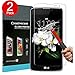 LG K7 Screen Protector,LG K7 Tempered Glass Screen Protector,Creativecase 2 Pack[Anti-Bubble][9H Hardness][HD Clear] Tempered Glass Screen Protector for LG K7/ LG Tribute 5
