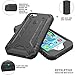 Poetic Revolution X-Form Design Shock Resist Hybrid Back Case with Built-in Screen Protector for iPhone SE/5S/5 - Black/Dark Gray