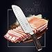 Santoku Knife Soufull Mirror Polished 7 inches High Carbon Stainless Steel Knife Professional Knife with Premium Packaging