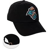 Desert Cactus Coastal Carolina University Baseball Hat Chanticleers CCU Brimmed Embroidered Cap Adjustable Cloth Strap Adult (Style A) Black
