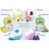 Scent-Hi-Bath-Bombs-with-2-Scented-Candles-Handmade-Natural-Spa-Bubble-Bombs-and-Floating-Fizz-Fizzes-Body-Moisturize-Perfect-For-Bubble-Spa-Bath-Pure-Natural-Scents-Gift-For-Women-Kids Bath Bombs Gift Set, Fizzy Bubble Bath Bombs, Scented Candles for Bubble and Spa Bath, Gift for Women, Birthday, Mother…