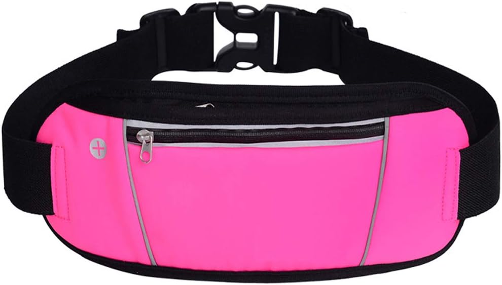Rullar Adjustable Running Waist Pack Belt Hiking Fanny Bag for Women and Men Sport Outdoor Jogging Bike Walking Exercise Cycling Fitness Pounch Phone Purse